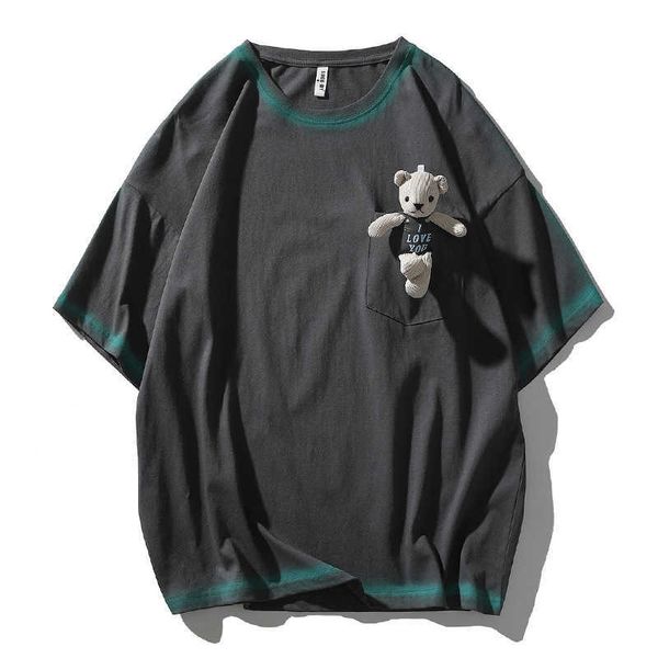 t-shirt hip hop men streetwear edge graffiti painting print t-shirt harajuku cotton tee short sleeve chest pocket bear doll 210527, White;black
t-shirt hip hop men streetwear edge graffiti painting print t-shirt harajuku cotton tee short sleeve chest pocket bear doll 210527, White;black