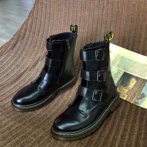 boots black winter women buckle belt design botas mujer invierno 2021 platform shoes woman round toe knight ankle short booties
boots black winter women buckle belt design botas mujer invierno 2021 platform shoes woman round toe knight ankle short booties