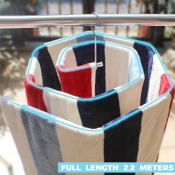 30# drying rack spiral shaped hanger rotating storage quilt blanket home outdoor indoor balcony hangers & racks
30# drying rack spiral shaped hanger rotating storage quilt blanket home outdoor indoor balcony hangers & racks