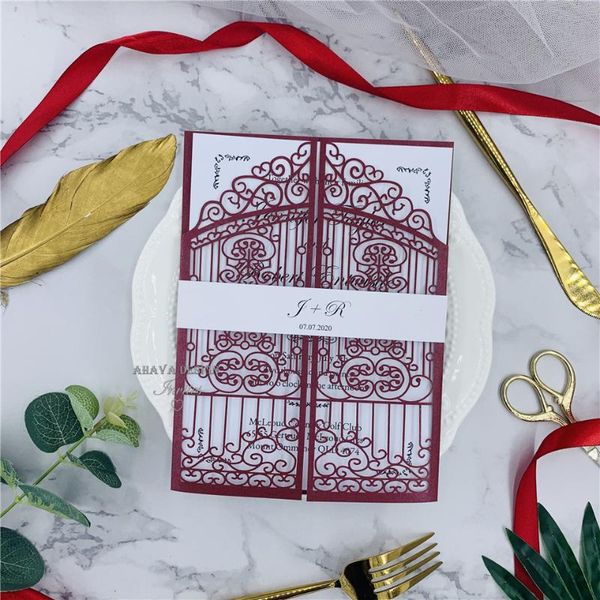 greeting cards vintage slate burgundy laser cut gate-folded wedding invitation kits, personalized invites with belly band for
greeting cards vintage slate burgundy laser cut gate-folded wedding invitation kits, personalized invites with belly band for
