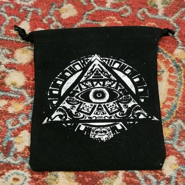 storage bags 10x15cm oracle card bag pyramid eye drawstring pouch case holder witch divination accessory
storage bags 10x15cm oracle card bag pyramid eye drawstring pouch case holder witch divination accessory
