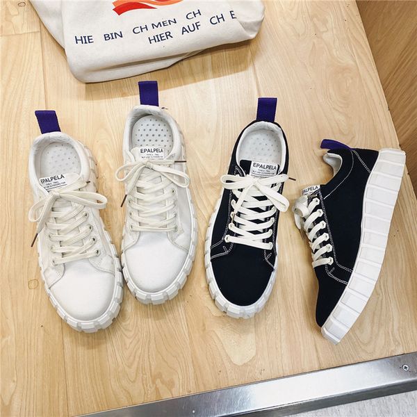 korean canvas summer trend versatile breathable white thin youth low men's board sho, Black
korean canvas summer trend versatile breathable white thin youth low men's board sho, Black