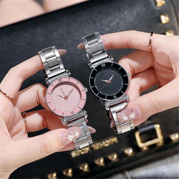 watch bands damen armband uhr weibliche stahlband armbanduhren luxus frauen kleid quarz uhren para mujer, Black;brown
watch bands damen armband uhr weibliche stahlband armbanduhren luxus frauen kleid quarz uhren para mujer, Black;brown