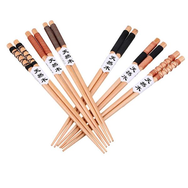 chopsticks 5 pairs natural wood household kitchen tableware reusable japanese bamboo sushi chop sticks set for dinner
chopsticks 5 pairs natural wood household kitchen tableware reusable japanese bamboo sushi chop sticks set for dinner