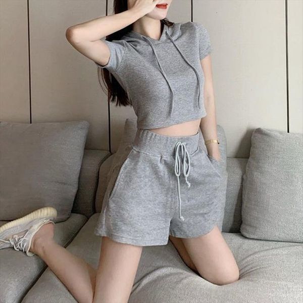 summer fashion hooded jogger sets women tracksuits high waist drawsting shorts short sleeve sport t shirt two pieces casual suits, Gray
summer fashion hooded jogger sets women tracksuits high waist drawsting shorts short sleeve sport t shirt two pieces casual suits, Gray