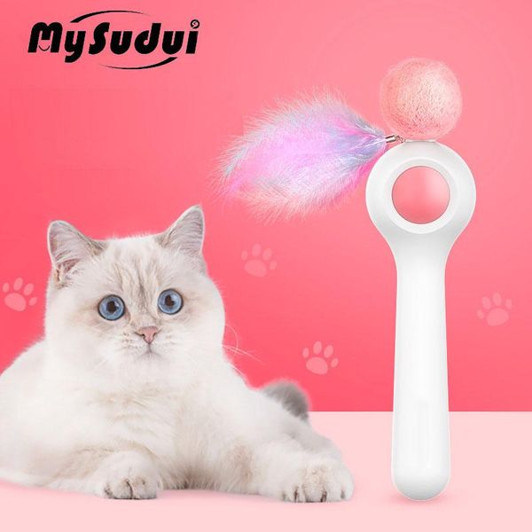 cat toys mysudui feather toy automatic ball interactive teaser stick wand plush funny kitten pet supply katten speelgoed
cat toys mysudui feather toy automatic ball interactive teaser stick wand plush funny kitten pet supply katten speelgoed