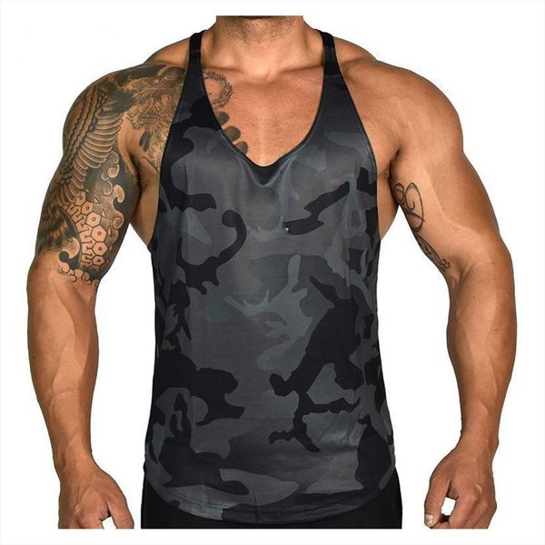 mens bodybuilding tank men sleeveless vest camouflage workout gym fitness sportswear male, White;black
mens bodybuilding tank men sleeveless vest camouflage workout gym fitness sportswear male, White;black