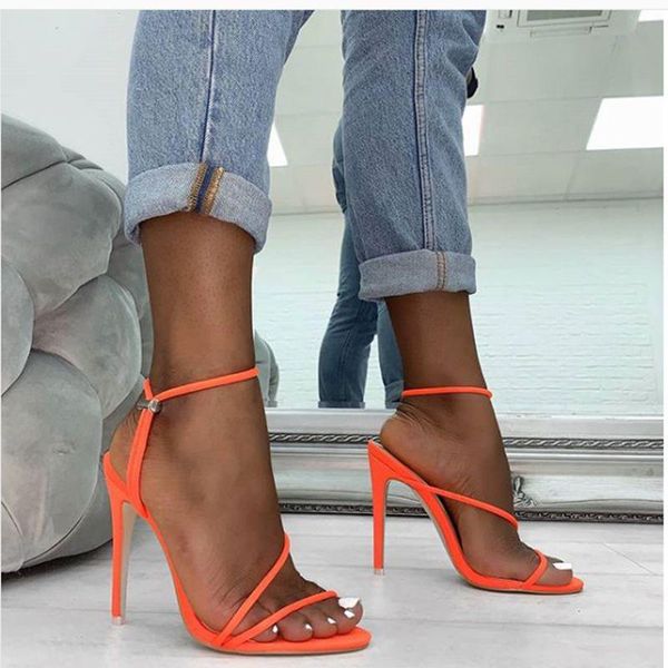 women new summer fluorescent open toe sandals ladies party thin heels sandals narrow band women stiletto candy colors hot, Black
women new summer fluorescent open toe sandals ladies party thin heels sandals narrow band women stiletto candy colors hot, Black