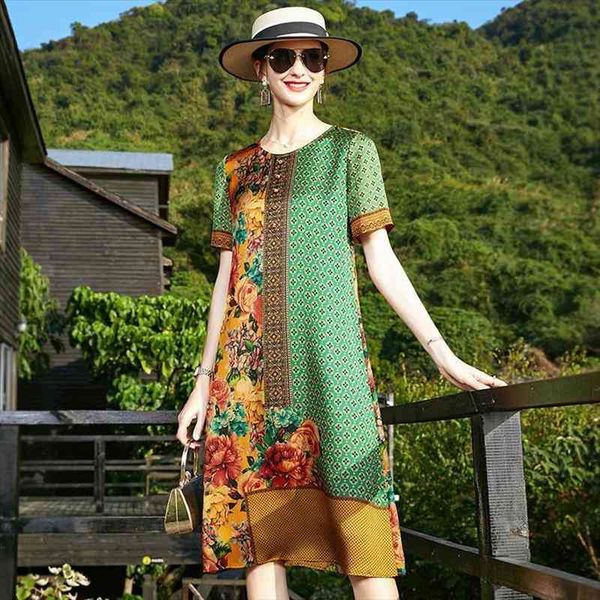 zuoman vintage 4xl women dress plus size midi spring summer loose floral mulberry silk elegant bodycon party vestido, Black;gray
zuoman vintage 4xl women dress plus size midi spring summer loose floral mulberry silk elegant bodycon party vestido, Black;gray