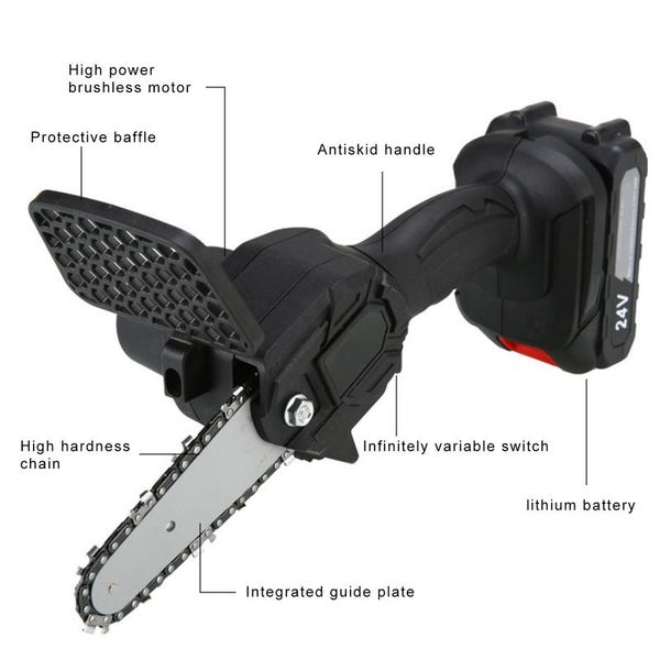 hand tools 24v 4 inch mini electric chain saw battery-powered wood cutter rechargeable cordless small _wk
hand tools 24v 4 inch mini electric chain saw battery-powered wood cutter rechargeable cordless small _wk