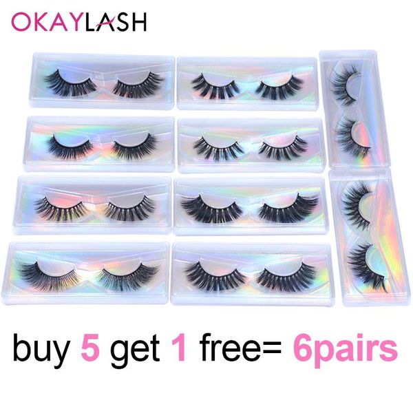 false eyelashes okaylash natural 3d silk mink lashes makeup for daily wear reusable fluffy fake wholesale
false eyelashes okaylash natural 3d silk mink lashes makeup for daily wear reusable fluffy fake wholesale