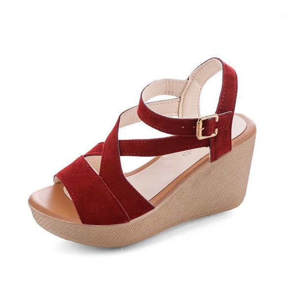 sandals women summer ladies fashion suede fish mouth non-slip platform wedge high heels female buckle strap gladiator1, Black
sandals women summer ladies fashion suede fish mouth non-slip platform wedge high heels female buckle strap gladiator1, Black