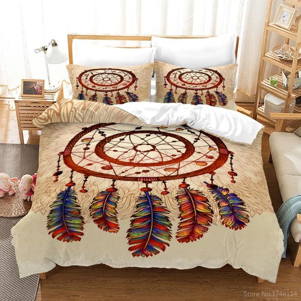 bedding sets colorful feathers dreamcatcher set king size comforter cover with pillowcase duvet bedclothes
bedding sets colorful feathers dreamcatcher set king size comforter cover with pillowcase duvet bedclothes