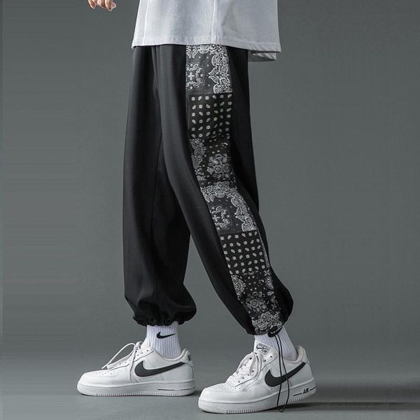 men's pants summer jogging harem men and women ice silk cropped trousers fashion street printed sweatpants male female plus size 4xl, Black
men's pants summer jogging harem men and women ice silk cropped trousers fashion street printed sweatpants male female plus size 4xl, Black