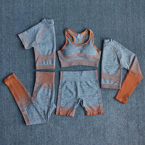 yoga outfits 2/3/5pcs seamless fitness women suit workout set sports bra long sleeve crop high waist legging gym clothing sportswear, White;red
yoga outfits 2/3/5pcs seamless fitness women suit workout set sports bra long sleeve crop high waist legging gym clothing sportswear, White;red