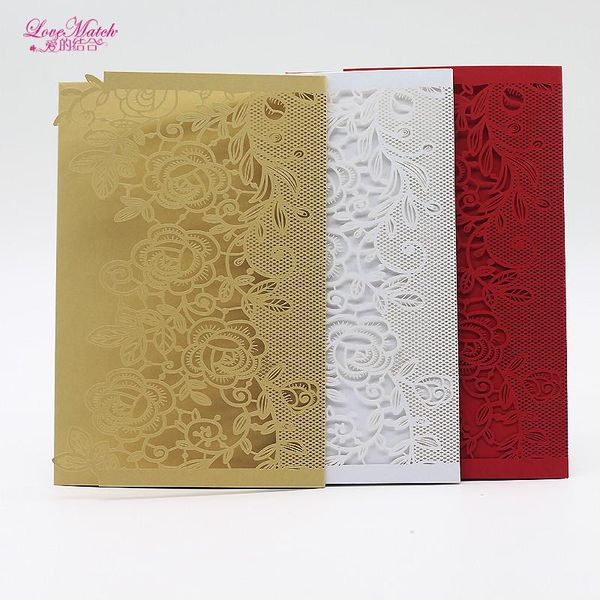 greeting cards 10sets laser cut wedding invitations card favors and gifts tri-folding type decoration party
greeting cards 10sets laser cut wedding invitations card favors and gifts tri-folding type decoration party