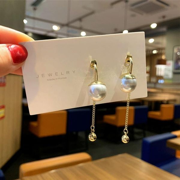 dangle & chandelier korea style fashion cute chain tassel earrings piercing female models long pearl ear hole jewelry women, Silver
dangle & chandelier korea style fashion cute chain tassel earrings piercing female models long pearl ear hole jewelry women, Silver