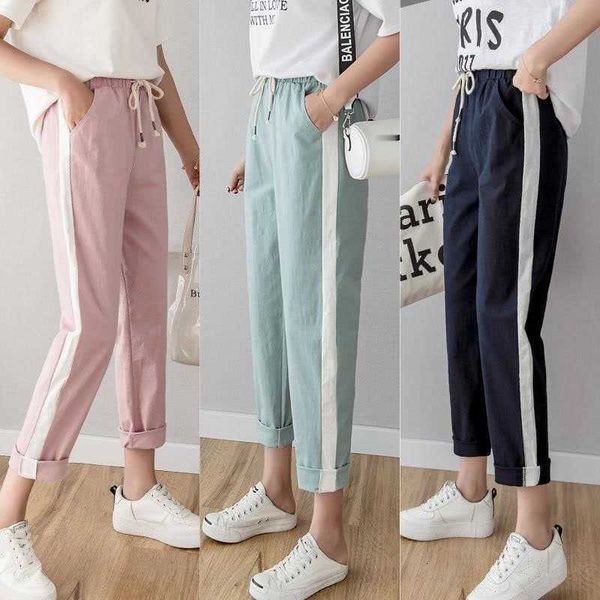 women's pants & capris wide leg women spring summer side stripes candy colors elastic waist loose ankle length trouse, Black;white
women's pants & capris wide leg women spring summer side stripes candy colors elastic waist loose ankle length trouse, Black;white