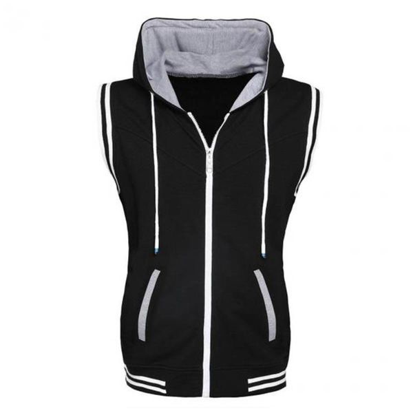 men's jackets zogaa men casual sleeveless jacket male hooded zipper solid color streetwear mens fashion outdoor hoodies, Black;brown
men's jackets zogaa men casual sleeveless jacket male hooded zipper solid color streetwear mens fashion outdoor hoodies, Black;brown