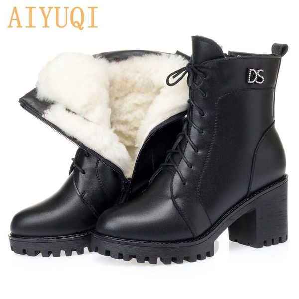 boots aiyuqi women motorcycle winter 2021 genuine leather platform ladies military wool warm, Black
boots aiyuqi women motorcycle winter 2021 genuine leather platform ladies military wool warm, Black