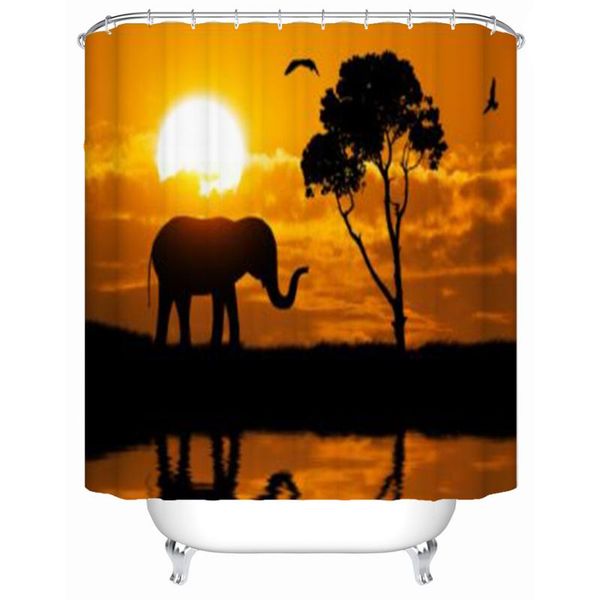 shower curtains silhouette of elephant curtain landscape bathroom fabric bathtub with hooks waterproof
shower curtains silhouette of elephant curtain landscape bathroom fabric bathtub with hooks waterproof