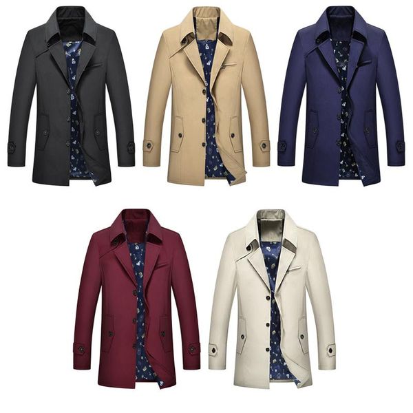new business men trench coat fashion design slim single-breasted thin windbreaker male spring long black coat outwear autumn, Black;brown
new business men trench coat fashion design slim single-breasted thin windbreaker male spring long black coat outwear autumn, Black;brown