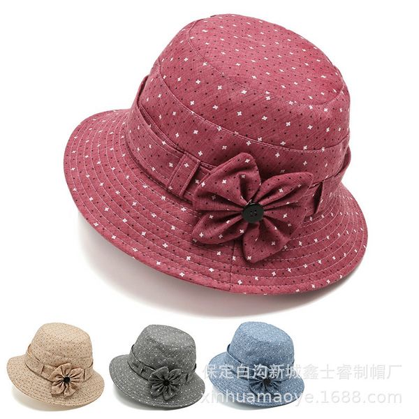 women's summer fashion mother's foldable fisherman's korean basin middle aged women's sunscreen hat, Blue;gray
women's summer fashion mother's foldable fisherman's korean basin middle aged women's sunscreen hat, Blue;gray