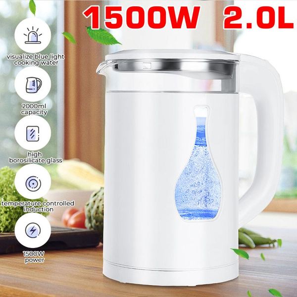 electric kettles 2l 1500w multifunctional glass kettle healthy heater cooker water boiling tea porridge soup stewing household
electric kettles 2l 1500w multifunctional glass kettle healthy heater cooker water boiling tea porridge soup stewing household
