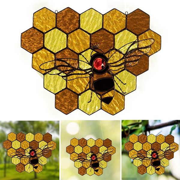 honey bee mosaic wall hanging ornament beautiful art decor for living room garden yard window a1
honey bee mosaic wall hanging ornament beautiful art decor for living room garden yard window a1