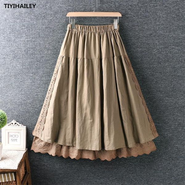 skirts tiyihailey cotton linen women skirt spring a long maxi elastic waist a-line embroidery crochet patchwork, Black
skirts tiyihailey cotton linen women skirt spring a long maxi elastic waist a-line embroidery crochet patchwork, Black