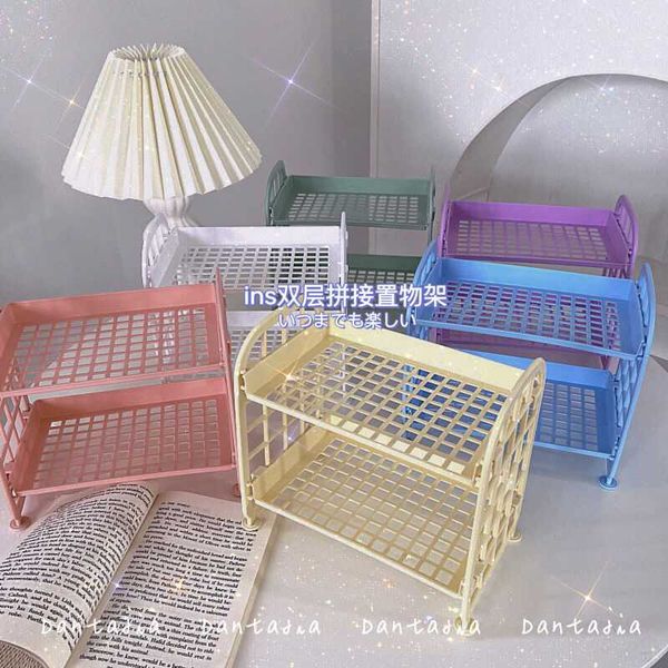 hooks & rails ins fashion colorful simple desk deskorganizer student dormitory folding hollow rack skin care product storage
hooks & rails ins fashion colorful simple desk deskorganizer student dormitory folding hollow rack skin care product storage
