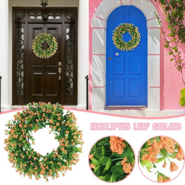 easter decoration front door wreath simulation flowers vines leaves grid bowknot wreath for easter ornament home decor 40#
easter decoration front door wreath simulation flowers vines leaves grid bowknot wreath for easter ornament home decor 40#