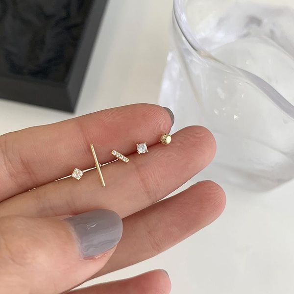 stud 5pcs/set gold silver color crystal earring set for women simple cute small earrings 2021 fashion korean brincos jewelry, Golden;silver
stud 5pcs/set gold silver color crystal earring set for women simple cute small earrings 2021 fashion korean brincos jewelry, Golden;silver