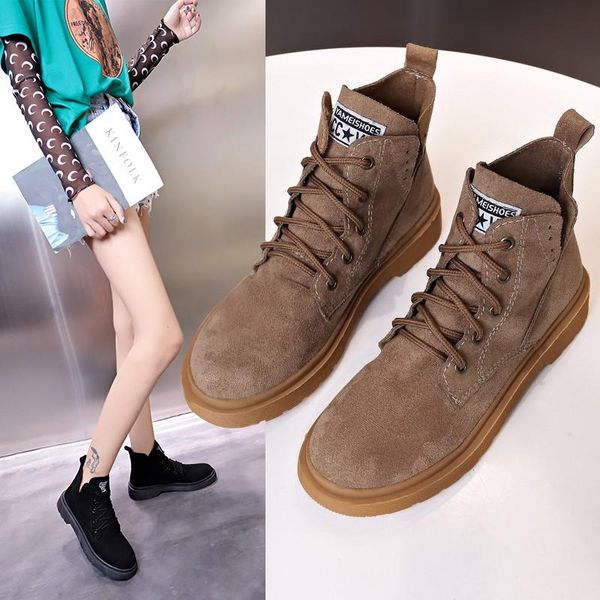 boots women ankle suede leather autumn casual shoes wear-resistant ladies botas mujer, Black
boots women ankle suede leather autumn casual shoes wear-resistant ladies botas mujer, Black