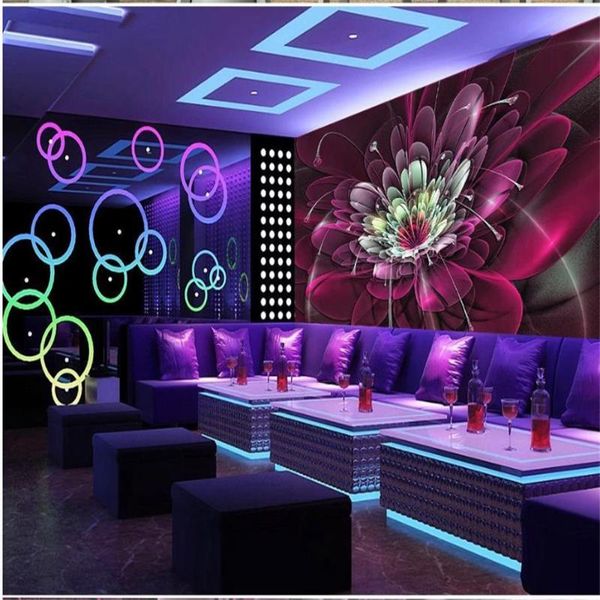 wallpapers 3d stereoscopic wallpaper creative beautiful flowers murals for living room