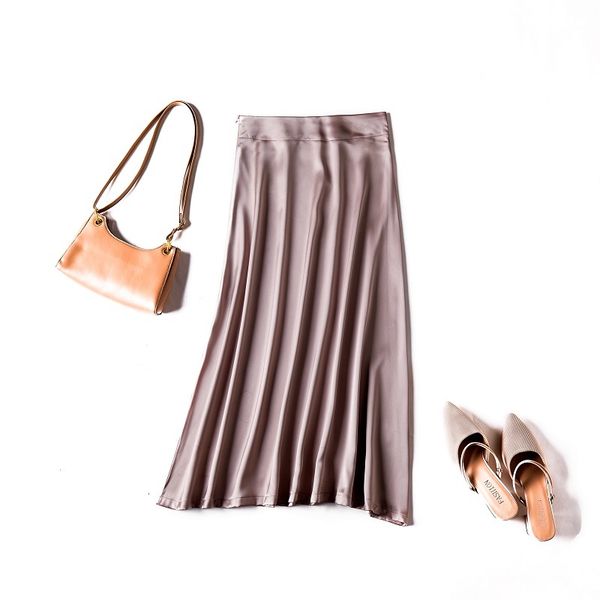 new 2021 women high waist skirts faux silk a-line solid color female black bottoms midi length s1mr
new 2021 women high waist skirts faux silk a-line solid color female black bottoms midi length s1mr