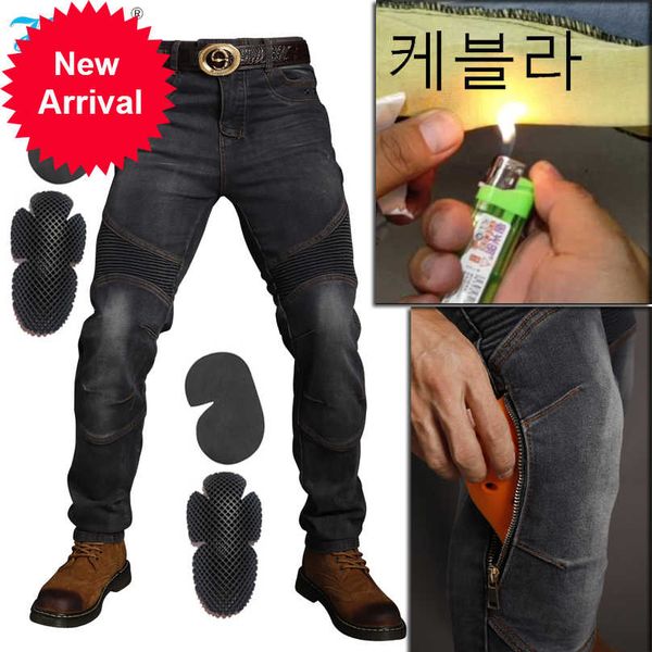 fireproof and wearable motorcycle jeans trousers casual men's blue motorbike pants aramid black motocross road knee protective
fireproof and wearable motorcycle jeans trousers casual men's blue motorbike pants aramid black motocross road knee protective