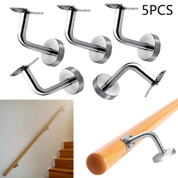 hooks & rails 5pcs handrail stainless steel wall support hand rail balustrade bracket stair mounted brackets
hooks & rails 5pcs handrail stainless steel wall support hand rail balustrade bracket stair mounted brackets