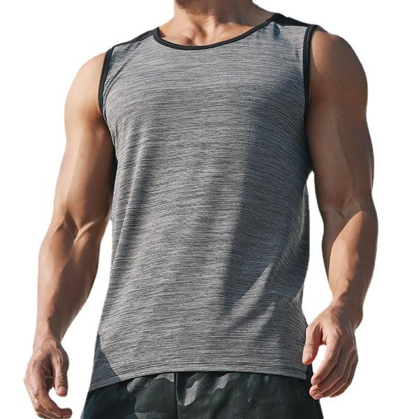 running jerseys 2021spring summer men's sports vest quick-drying training breathable fitness men gym tank fashion clothing, Black;blue
running jerseys 2021spring summer men's sports vest quick-drying training breathable fitness men gym tank fashion clothing, Black;blue