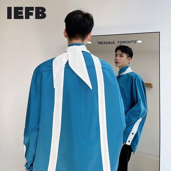 men's casual shirts iefb tie contrast color shirt 2021 long sleeve spring patchwork loose oversized big blouse fashion design 9y6265, White;black
men's casual shirts iefb tie contrast color shirt 2021 long sleeve spring patchwork loose oversized big blouse fashion design 9y6265, White;black