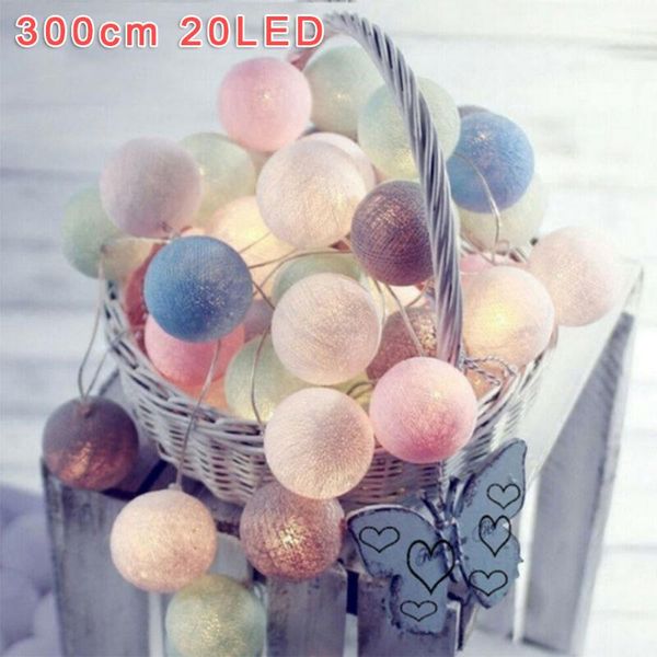 party decoration 220v 3meters (6.56ft) / 20 led cotton ball garland lights string fairy christmas wedding room baby bed home decor
party decoration 220v 3meters (6.56ft) / 20 led cotton ball garland lights string fairy christmas wedding room baby bed home decor