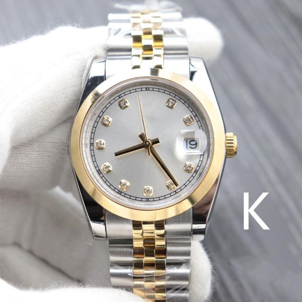 wristwatches 36mm mens womens automatic watch stainless steel bracelet sapphire mechanical diamond gold white shell, Slivery;brown
wristwatches 36mm mens womens automatic watch stainless steel bracelet sapphire mechanical diamond gold white shell, Slivery;brown