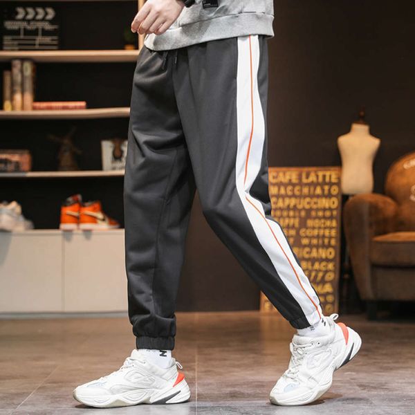autumn and winter 2020 korean men's casual pants striped non iron pants youth trend youth student sports pants, Black
autumn and winter 2020 korean men's casual pants striped non iron pants youth trend youth student sports pants, Black