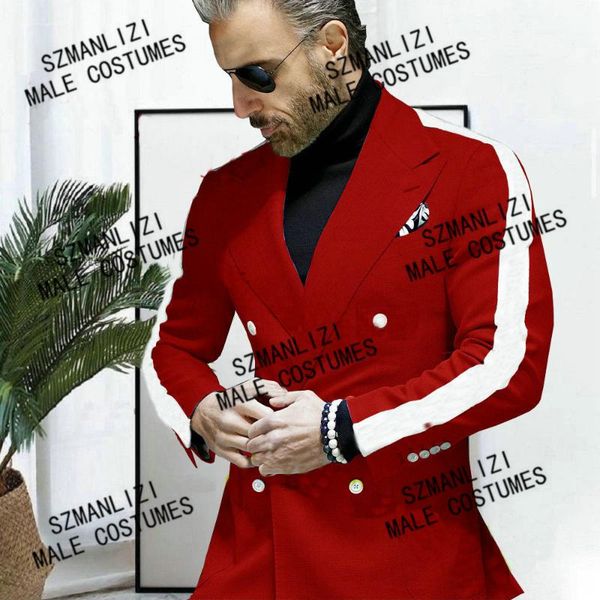 men's suits & blazers latest coat pant design red men double breasted tailor-made tuxedo 2 pieces blazer wedding party groom costume ho, White;black
men's suits & blazers latest coat pant design red men double breasted tailor-made tuxedo 2 pieces blazer wedding party groom costume ho, White;black