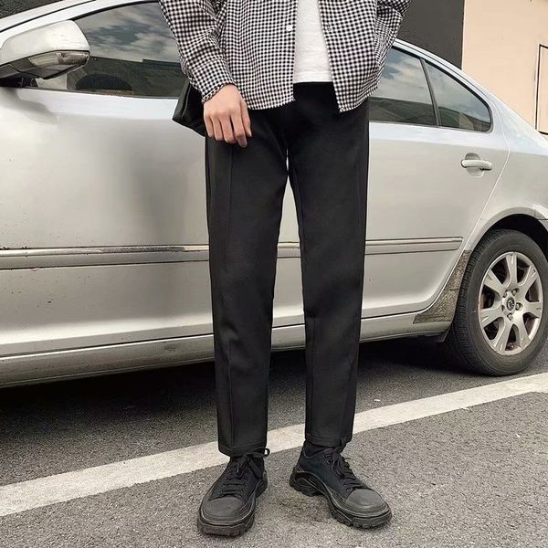 2021 spring summer black casual men's slim fashion business society mens suit straight pants men 1hp2
2021 spring summer black casual men's slim fashion business society mens suit straight pants men 1hp2