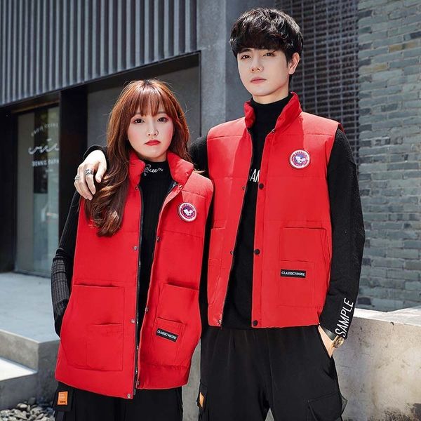 2021 men's white duck down warm jacket youth korean fashion couples wear vest, Black;white
2021 men's white duck down warm jacket youth korean fashion couples wear vest, Black;white