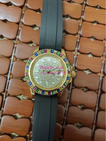 mens watches 116695 40mm diamond watch sapphire glass mechanical automatic black rubber strap luxury wristwatches waterproof, Slivery;brown
mens watches 116695 40mm diamond watch sapphire glass mechanical automatic black rubber strap luxury wristwatches waterproof, Slivery;brown