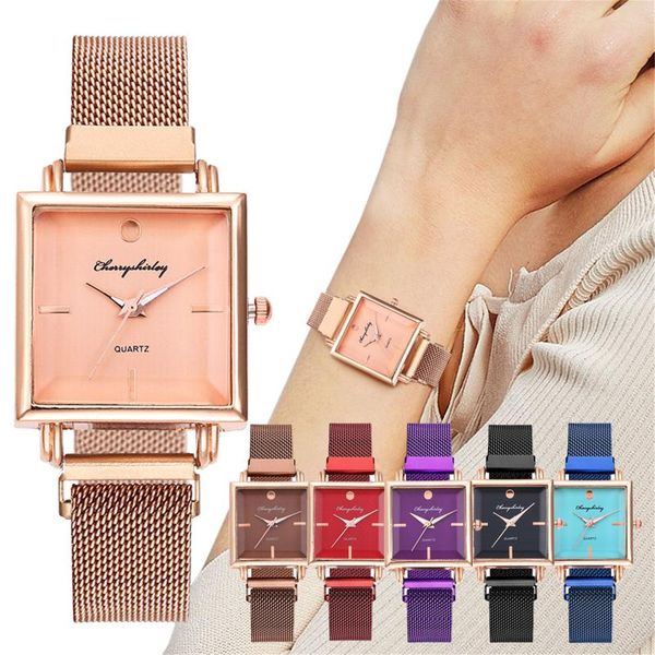 wristwatches women luxury fashion watches women's square bracelet watch ladies stainless steel casual quartz wrist flower rhinestone, Slivery;brown
wristwatches women luxury fashion watches women's square bracelet watch ladies stainless steel casual quartz wrist flower rhinestone, Slivery;brown