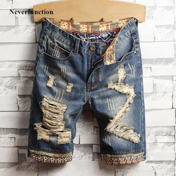 summer new vintage ripped blue men jeans short streetwear bermuda hip hop casual holes straight denim shorts size 28-40, White;black
summer new vintage ripped blue men jeans short streetwear bermuda hip hop casual holes straight denim shorts size 28-40, White;black