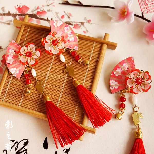 other event & party supplies ancient style beautiful fan-shaped sakura hairpin clip bell tassel pendant hair ornaments hanfu kimono accessor
other event & party supplies ancient style beautiful fan-shaped sakura hairpin clip bell tassel pendant hair ornaments hanfu kimono accessor
